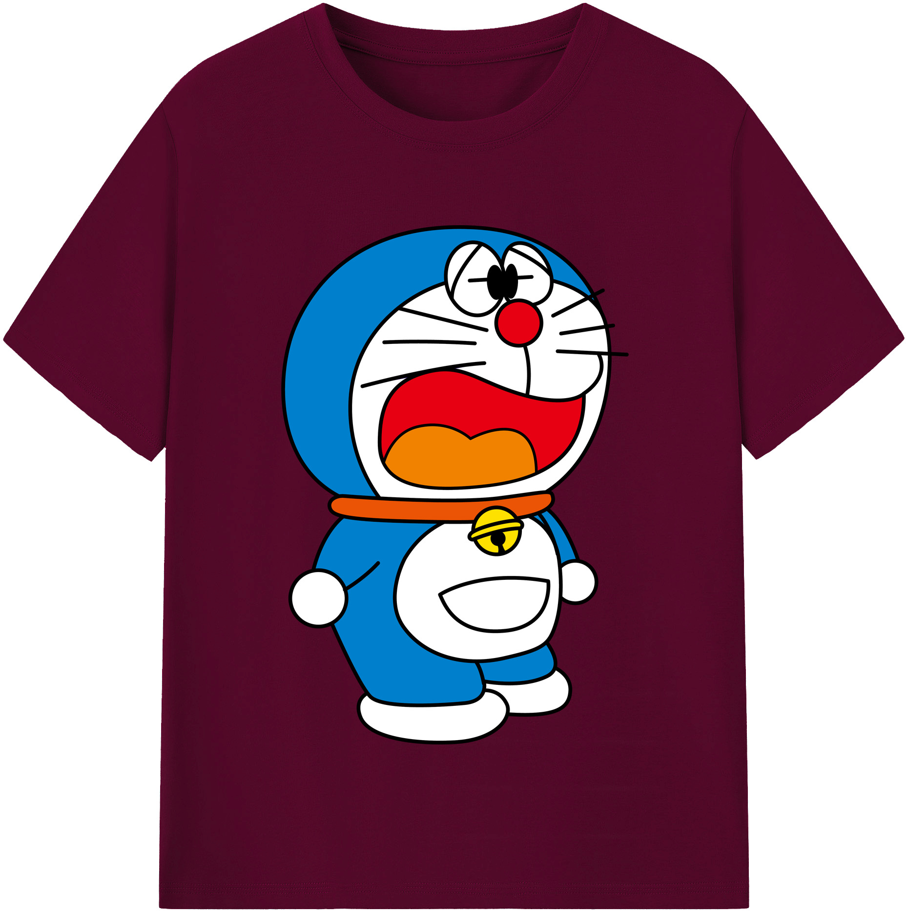 （画像用） ドラえもん Doraemon レディースカジュアルプリントTシャツ（綿100％）